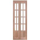 Porta de Madeira Camarão 213x74cm com Marco e Batente 14cm Ewk P24 Rondosul Abertura Esquerda