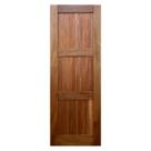 Porta de Madeira Maciça 3 Almofadas Linha Econômica Casmavi de Cedro Arana - 2.10 (A) X 0.72 (L)
