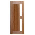 Porta de Madeira Maciça Barcelona Para Vidro Casmavi de Cedro Arana - 2.10 (A) X 1.12 (L)