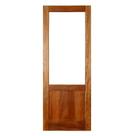 Porta de Madeira Maciça Meia Almofada Para Vidro Casmavi de Cedro Arana - 2.10 (A) X 0.72 (L)