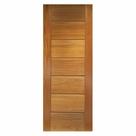 Porta de madeira maciça mod bbb 80cm