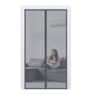 Porta de tela magnética de fibra de vidro BlueBala 102x211cm Cinza Porta de tela magnética de fibra de vidro BlueBala 102x211cm Cinza