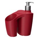 Porta Detergente Com Válvula Pump Bordô Astra