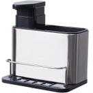 Porta Detergente Dispenser Sabão Liquido Esponja Bucha Inox