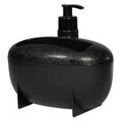 Porta Detergente e Bucha 500ml Preto Porta Detergente e Bucha 500ml Preto