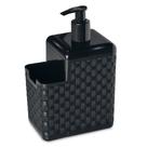 Porta Detergente e Esponja com Bico Dosador Preto Arqplast Porta Detergente e Esponja com Bico Dosador Preto Arqplast