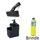 Porta Detergente/esponja e Rodinho + BRINDE detergente