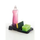 Porta Detergente Esponja e Sabão Preto 3x1 Giplás