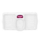 Porta Detergente Plástico Branco Casar Sanremo - SAN 055 Porta Detergente Plástico Branco Casar Sanremo - SAN 055
