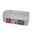 Porta Detergente/sabão/esponja Rattan C/base Nitron Branco