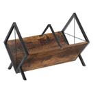Porta-discos de vinil YINMIT 80-100 LP Storage Rack Brown 1 Tier