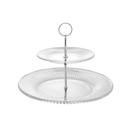 Porta Doces 2 Andares Lyor Renaissance de Cristal 31,5cm
