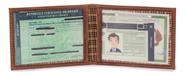 Porta Documentos Crlv/cnh/carro/moto/caminhão Couro Legítimo Carteira