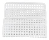 Porta Documentos De Mesa - Importado - Metal Branco - Oikos