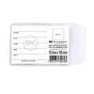 Porta Documentos Envelope Plástico Com Aba 70x105mm dac