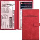 Porta-Documentos Essencial para Carro PlusXpres - Registro Vermelho