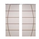Porta Dupla Branco Prime Frisada Kit Alumínio