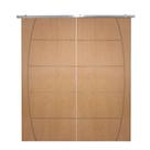 Porta Dupla De Correr P- Verniz Frisada F04 - 210x120 Porta Dupla De Correr P- Verniz Frisada F04 - 210x120
