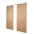 Porta Dupla De Correr P- Verniz Frisada Fs Duplo - 210x120