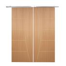 Porta Dupla de Correr p/ Verniz Frisada