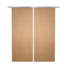 Porta Dupla de Correr p/ Verniz Frisada