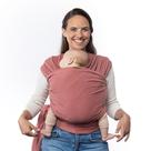 Porta-Embrulhos para Bebê Boba Classic - Algodão French Terry Rosa