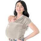 Porta-embrulhos para bebês KeaBabies D-Lite ajustável cinza pedra