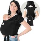 Porta-Embrulhos para Bebês KeaBabies D-Lite - Fácil de Usar - Preto
