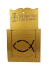 Porta Envelope Para Dízimo e Ofertas MDF Dourado - 23x13x6 cm Porta Envelope Para Dízimo e Ofertas MDF Dourado - 23x13x6 cm