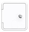 Porta Escotilha Lateral Seaflo Com Chave 16x15cm Motorhome