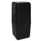 Porta Escova com Tampa Cube Preto 20877/0008 Coza Porta Escova com Tampa Cube Preto 20877/0008 Coza