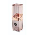 Porta Escova com Tampa Slim Rose Gold Plastico UZ - UZ UTILIDADES Porta Escova com Tampa Slim Rose Gold Plastico UZ - UZ UTILIDADES