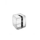 Porta-escova Cube 8,5 X 8,5 X 10,5 Cm Cristal Coza Porta-escova Cube 8,5 X 8,5 X 10,5 Cm Cristal Coza