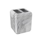 Porta Escova De Dentes Cube Slim Mármore 20876/0480 Coza Porta Escova De Dentes Cube Slim Mármore 20876/0480 Coza