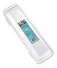 Porta Escova De Dentes Plástico Sanremo Cor Transparente +nf