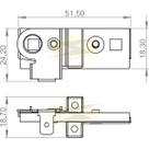 Porta escova do alternador Ford F-700 1977 a 1980 UNIFAP