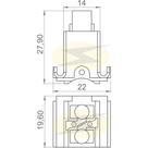 Porta escova do alternador Ford Fiesta 1995 a 2020 UNIFAP