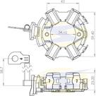 Porta escova do motor de partida Audi A6 Allroad 2014 a 2021