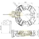 Porta escova do motor de partida Fiat Grand Siena 2017 a