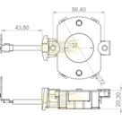 Porta escova do motor de partida Ford Mondeo 1993 a 2006 Porta escova do motor de partida Ford Mondeo 1993 a 2006
