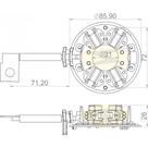 Porta escova do motor de partida Iveco Daily 1997 a 2012