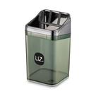 Porta Escova Slim Onix Transparente Com Tampa UZ544 Uzutil