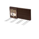Porta espeto suporte de espetos para parede 24cm grilazer
