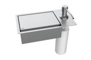 Porta Esponja Com Dispenser Detergente De Embutir Na Bancada