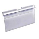 Porta etiqueta de Preço em PVC Cristal 500 Peças 7,5 x 5,5 Cm _ display gancho suporte