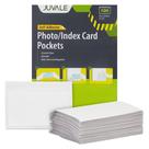 Porta-etiquetas adesivas de bolso Juvale, pacote com 100 unidades para Index 3x5 Porta-etiquetas adesivas de bolso Juvale, pacote com 100 unidades para Index 3x5