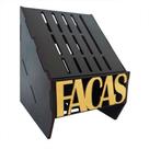 Porta Facas Faqueiro Organizador de Cozinha Gourmet BBQ Decor Gold Porta Facas Faqueiro Organizador de Cozinha Gourmet BBQ Decor Gold