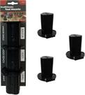 Porta-ferramentas StealthMounts para Milwaukee M12, pacote com 3 unidades, preto