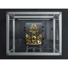 Porta Figurinha Cromo Preto e Dourado - Messi - Proteja seus stickers para a Copa do Mundo 2026