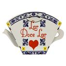 Porta Filtro de Papel para Coador de Café Decorativo - Lar Doce Lar